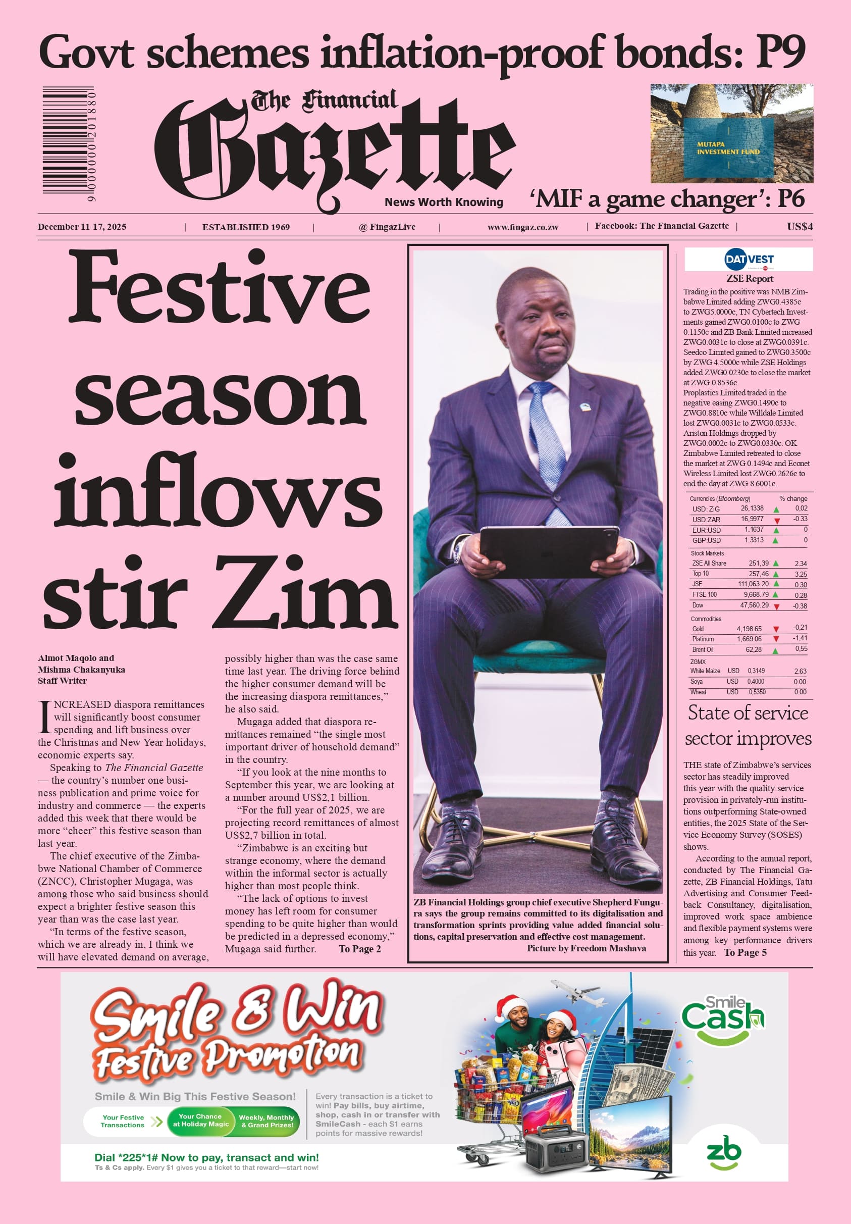 Thursday 11 December 2025